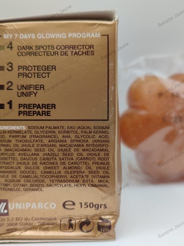 Savon Précieux Exfoliant Régénérant Adoucissant Pure White Gold