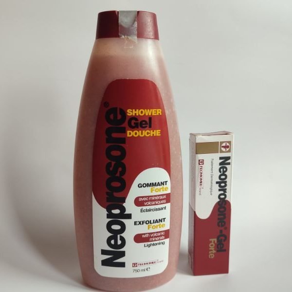 Gel Douche Éclaircissant Neoprosone Bordeaux 500ml + Gel Tube 30ml