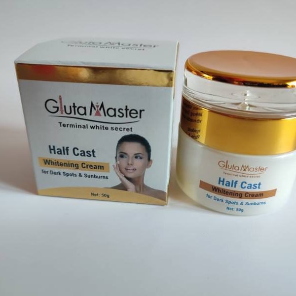 Crème Half Cast Concentré Visage 50g - Soin Anti-Taches Intense pour Teint Métissé - Produit Philippin Banane Jaune