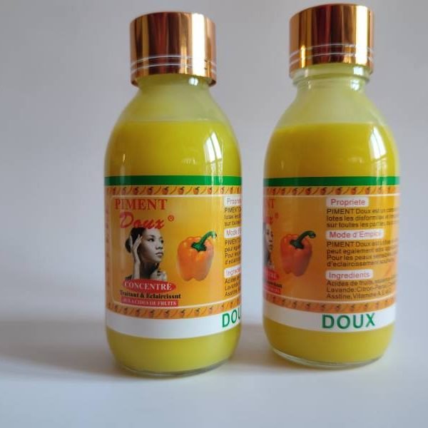 Sérum Piment Concentré Visage & Corps 100ml - Traitement Anti-Taches Puissant - Produit Philippin Banane Jaune