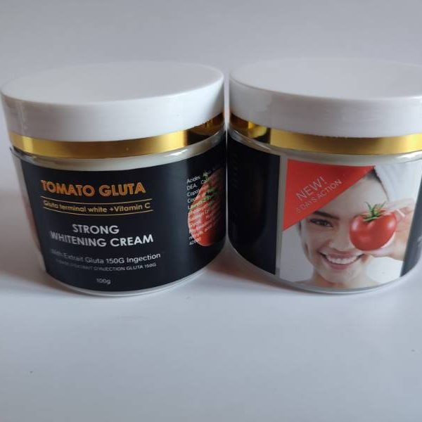 Crème Gluta Tomato - Soin Éclaircissant Visage Anti-Taches - Au Glutathion & Extrait de Tomate - 50ml