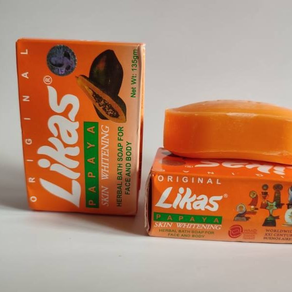 Savon Likas Papaya Éclaircissant Anti-Taches | Teint Unifié & Peau Radieuse | BananeJaune Cosmétiques
