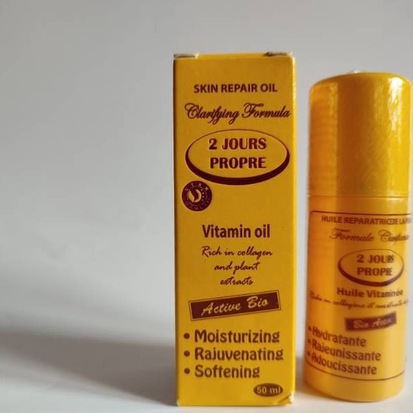 Huile Éclaircissant 2 Jours Propre | Réparatrice & Hydratante | BananeJaune Cosmétiques