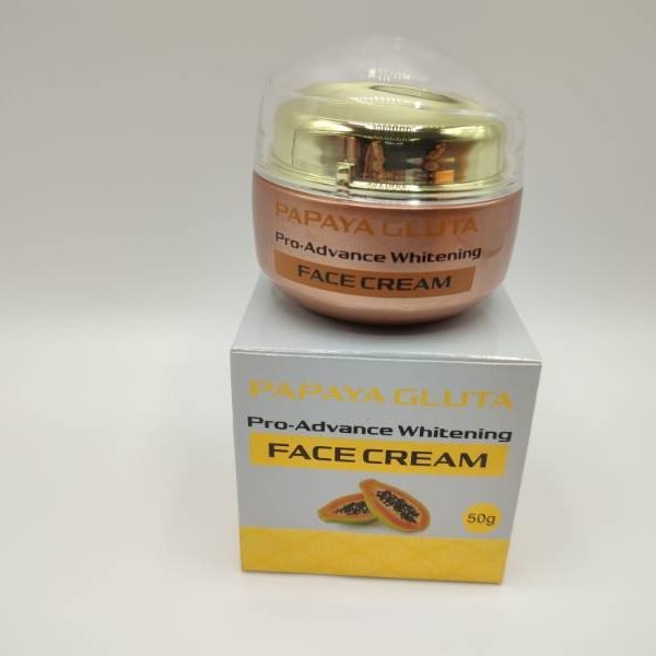 Crème Visage Gluta-Papaya 50ml – Soin Éclaircissant Intense à la Papaye & Glutathion