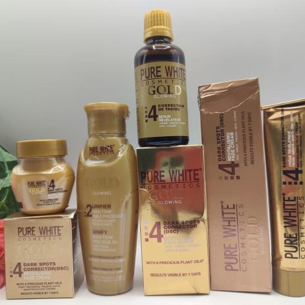 Mini Gamme Pure White Gold | Soin Complet Anti-Taches | Peau Lumineuse