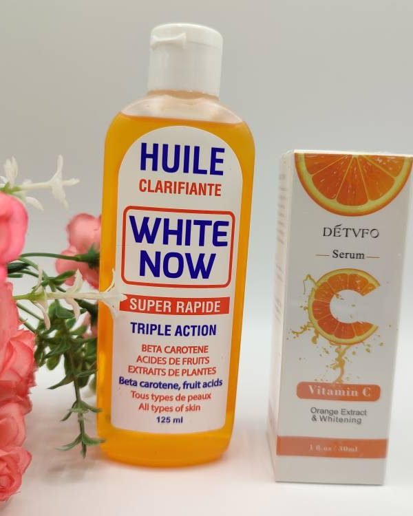 White Now Huile Éclaircissante – Acide de Fruits & Vitamine C