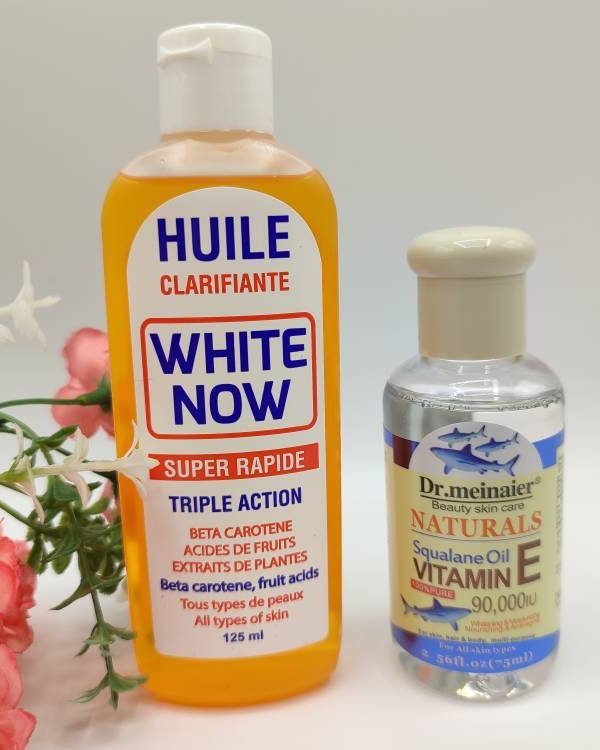 White Now Huile Éclaircissante – Acide de Fruits & Vitamine E