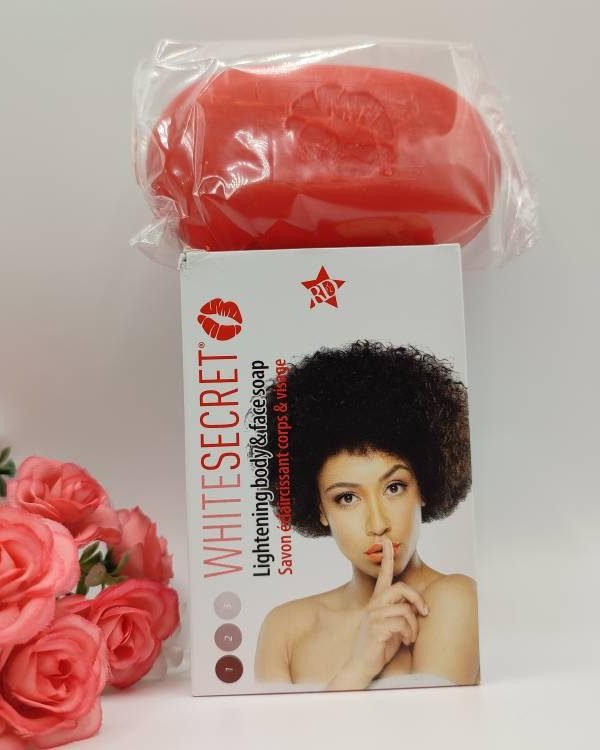 White Secret Savon Exfoliant 100g | Nettoyant Visage Éclaircissant