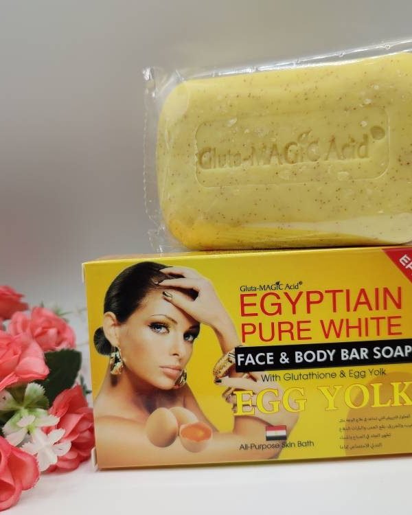 Savon Egyptiain Pure White aux Jaune d'Œuf - 250g