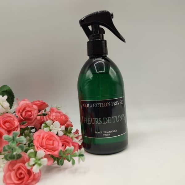 Spray d'Ambiance Musc Fleur de Tunis 300ml | Parfum d'intérieur envoûtant | Fraîcheur et élégance