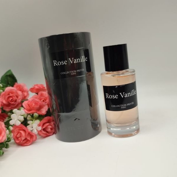 Parfum Rose Vanille Collection Privée de Paris 50ml | Élégance sucrée et florale | Fragrance féminine de luxe
