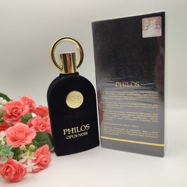 Eau de Parfum Philos Opus Noir 100 ml – Fragrance Unisexe Élégante et Envoûtante