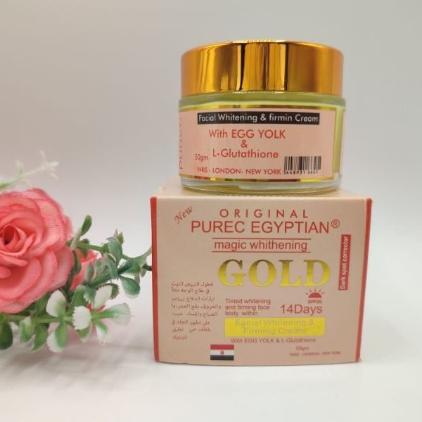 Purec egyptian gold creme de visage éclaircissant 50g