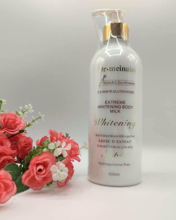 Dr. Meinaier Lait éclaircissante | 3s White 50g Glutathione 500ml