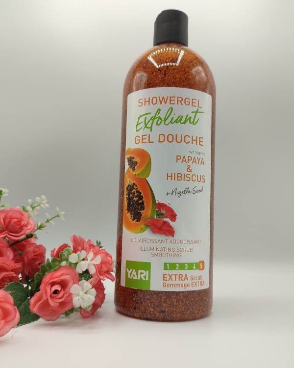 YARI - Gel douche Papaye & Hibiscus 1L