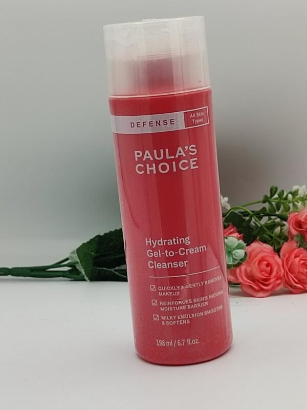 Paula’s Choice – Gel Hydratant à Crème Nettoyante | Nettoyant Doux Visage Hydratation Intense | Banane Jaune