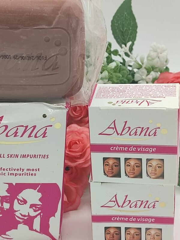 savon et creme visage Abana anti taches et eclaicissant
