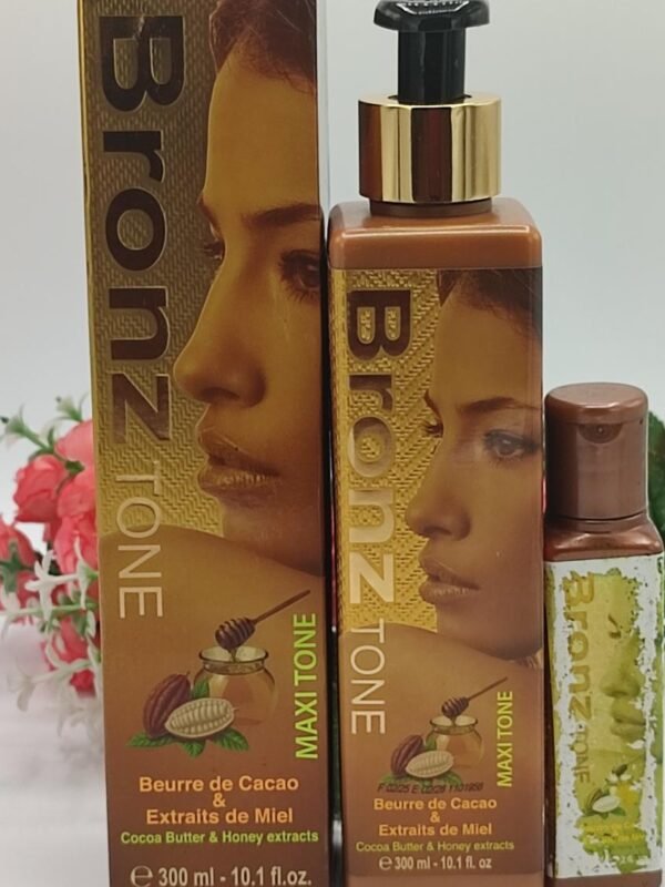 Mini gamme Bronz Tone  aux Beurre De Cacao Et Extraits De Miel lait et huile