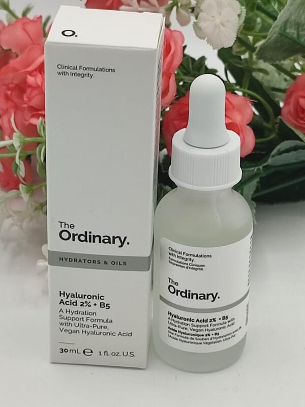 The Ordinary Acide Hyaluronique 2 % + B5 – Sérum Hydratation & Peau Repulpée
