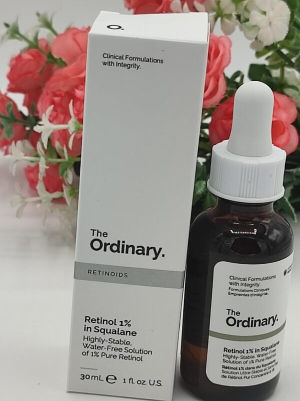 The Ordinary solutions soins de la peau, retinol 1%