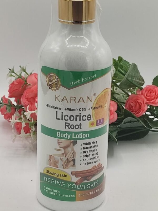 Original Licorice Lotion 500ml lait corporelle anti vergeture, anti age illuminant