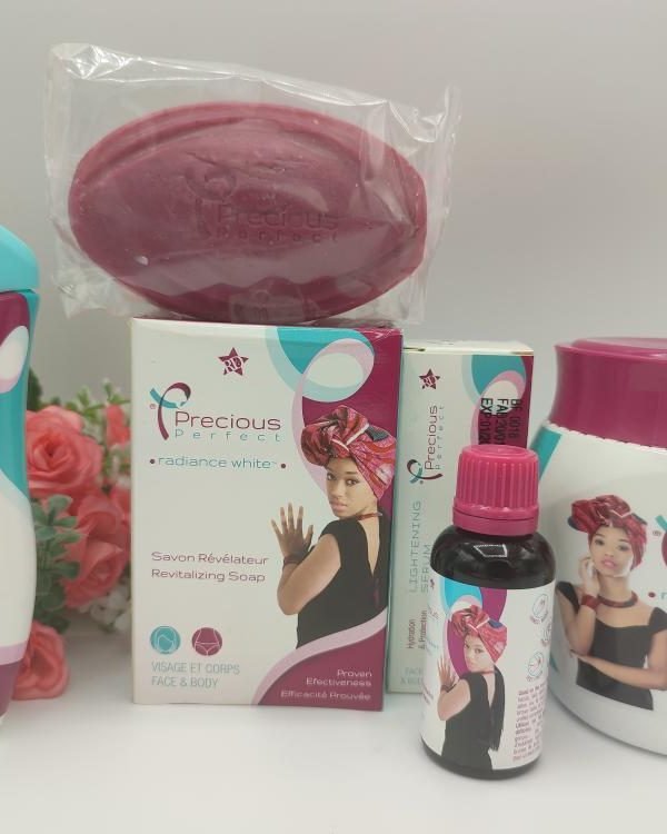 Mini Gamme Precious Beauty | Éclaircissement & Teint Unifié | 4 Pièces Essentielles