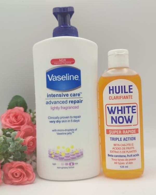 Combo Lotion Vaseline Healthy Bright & White Now