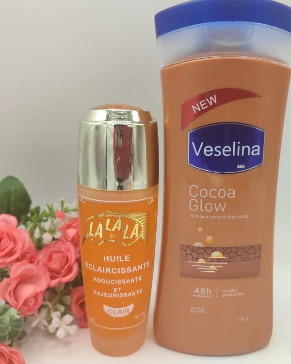 Vaseline Cocoa Radiant Hydratant 400ml + Huile Lalala 100ml