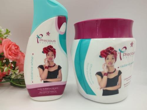 Duo Éclaircissant Precious Beauty (huile + crème)