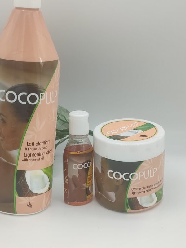 Cocopulp Lait & Crème Concentrée | Huile de Coco | Teint Clair