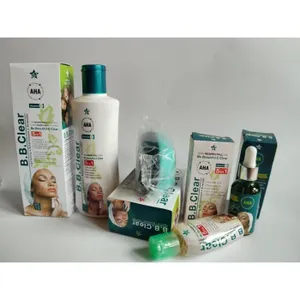 B.B Clear Éclaircissante Lait 300ml | Huile, Sérum & Savon Anti-Taches | Teint Uniforme & Lumineux