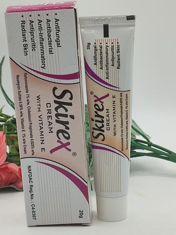 SKIREX Crème Thérapeutique à la Vitamine E - Tube 20g Anti-Inflammatoire