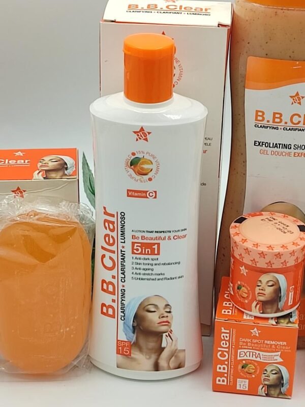 Gamme BB Clear Carotte Éclaircissante - Soins Visage Complets