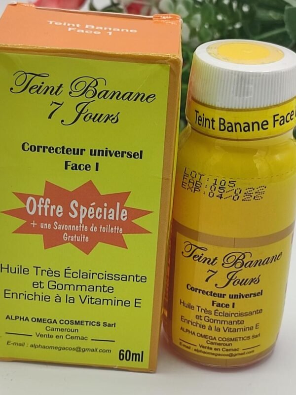Huile correcteur Universel TEINT BANANE teint jaune phase 1