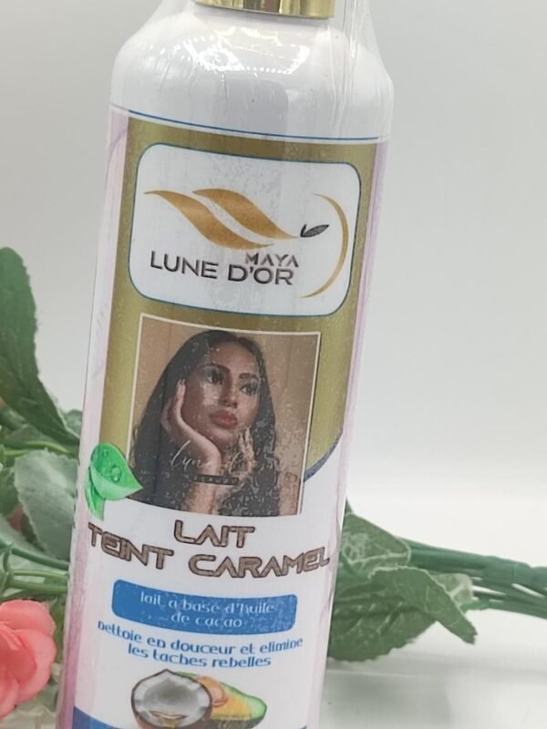 Lait Éclaircissant Maya Lune D’Or 500ml – Pour Teint Caramel à Clair | Anti-Taches & Teint Uniforme pour un Teint Jaune Parfait