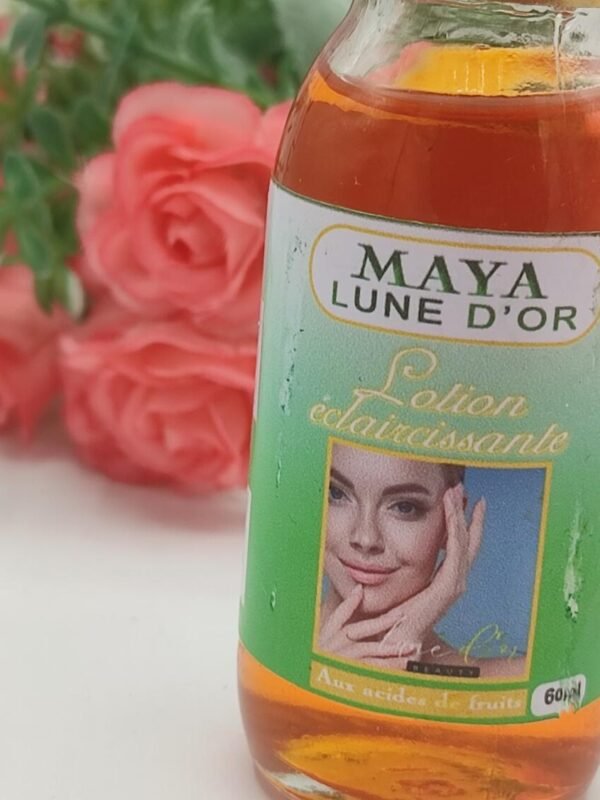 Lotion Éclaircissante Maya Lune D’Or – Anti-Taches & Unifie le Teint | Pour un Teint Jaune Parfait