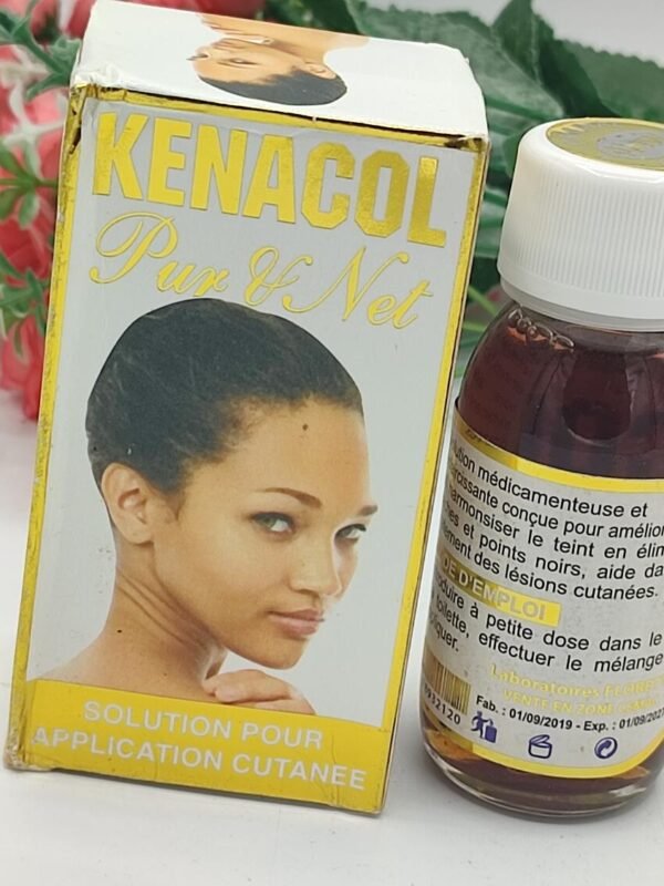 Sérum MEGANE KENACOL UNI BELLE – Anti-Taches & Éclaircissant | Résultats Visibles en 3 Jours pour un Teint Jaune Parfait