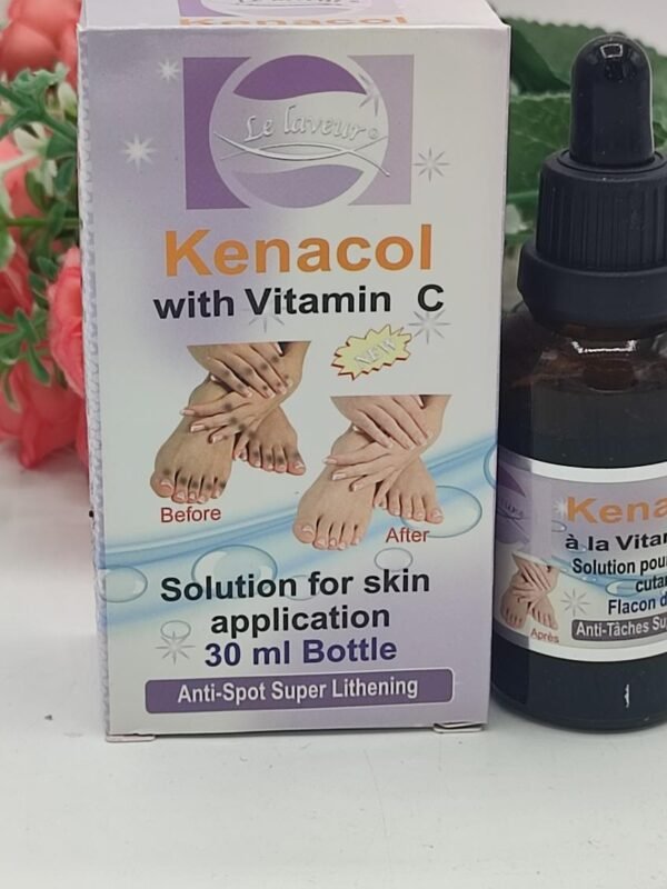 Sérum Blanchisseur à la Glutathionine et Vitamine C – Éclaircissant Intense Anti-Taches pour Mains & Pieds | Banane Jaune