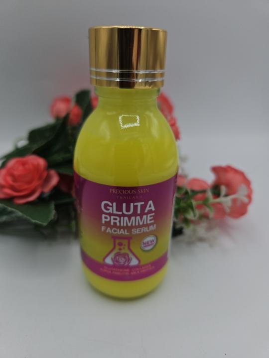 Gluta primme visage et corps booster sérum 100ml pour un teint étincellant