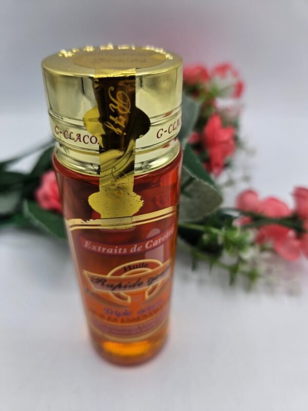 Huile essentielles soin intensif concentré éclaircissant aux jus de carotte RAPIDE 7 JOURS triple action