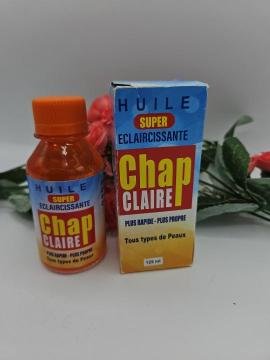 Huile super éclaircissante CHAP CLAIRE plus rapide, plus propre tous types de peaux 125ml