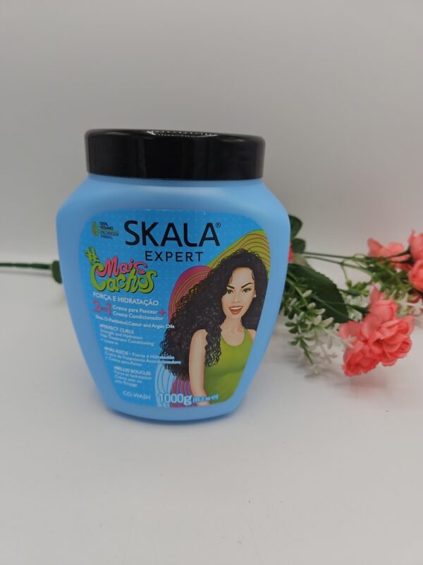 SKALA Creme apres shampoing, demelant sans reinsage 1 littre couleur bleu